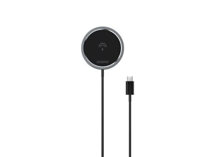 Dudao USB-C Magnetisk Trådløs oplader 15W - Magsafe kompatibel - Sort