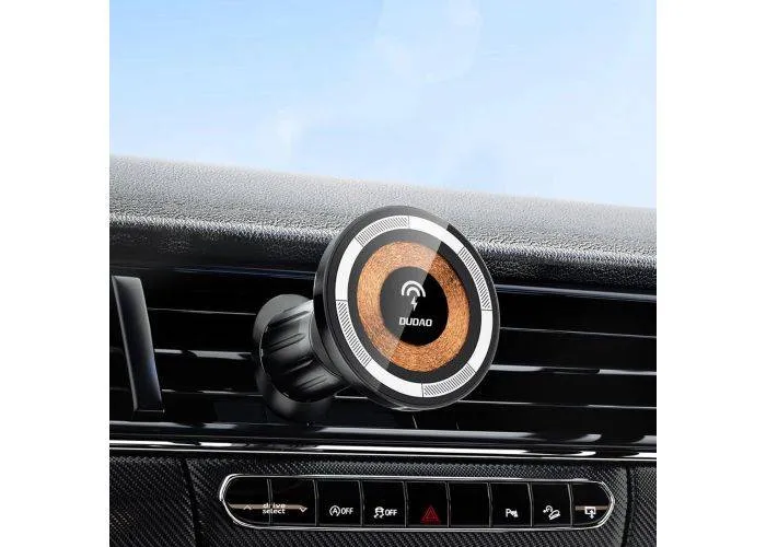 Dudao F12MAX Trådløs Biloplader 15W til Air-Vent - Magsafe kompatibel