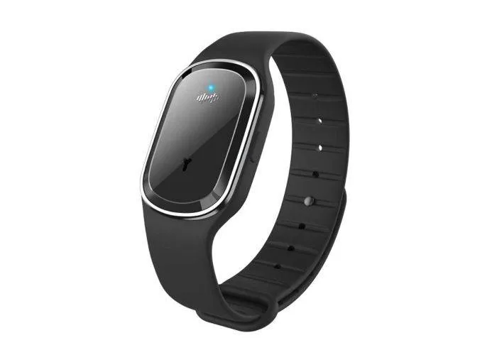 Armbånd med Ultrasonisk effekt - Afviser myg - Perfekt til camping, Fisketure, gåture mm - Sort