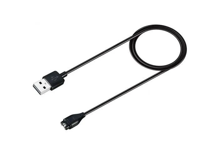Magnetisk USB-A opladerkabel til Garmin smartwatch - 1m - Sort