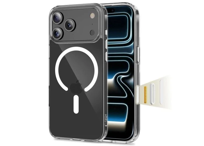 iPhone 17 Pro Max / 18 Pro Max - Tech-Protect FlexAir Hybrid CC Magsafe cover - Clear