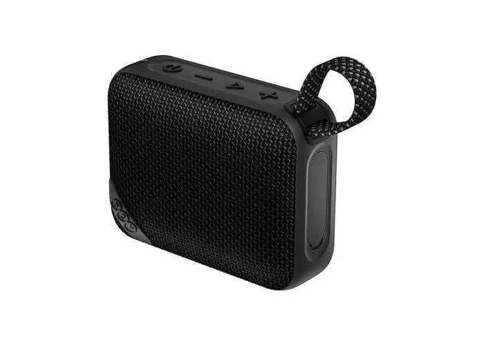 Compact mini Bluetooth Højttaler - Vandtæt - RGB lysfunktion - Sort