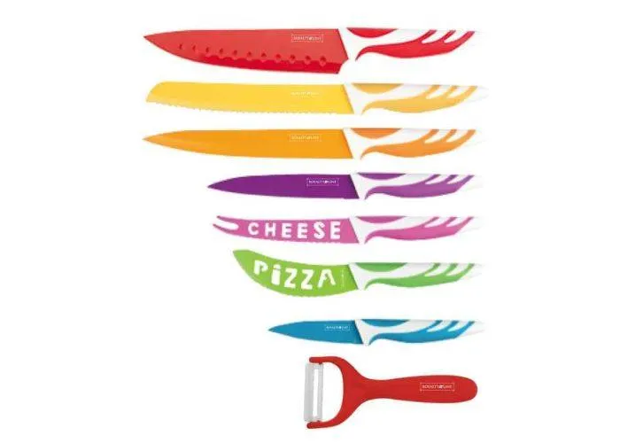 Royalty Line Knivsæt i 8 dele - Stål & Non-Stick - Multi-color