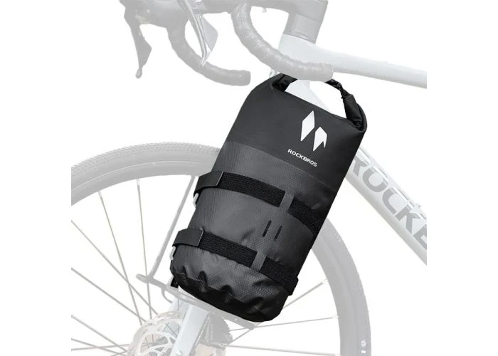Rockbros cykel forgaffeltaske  7L - 100% Vandtæt - Sort