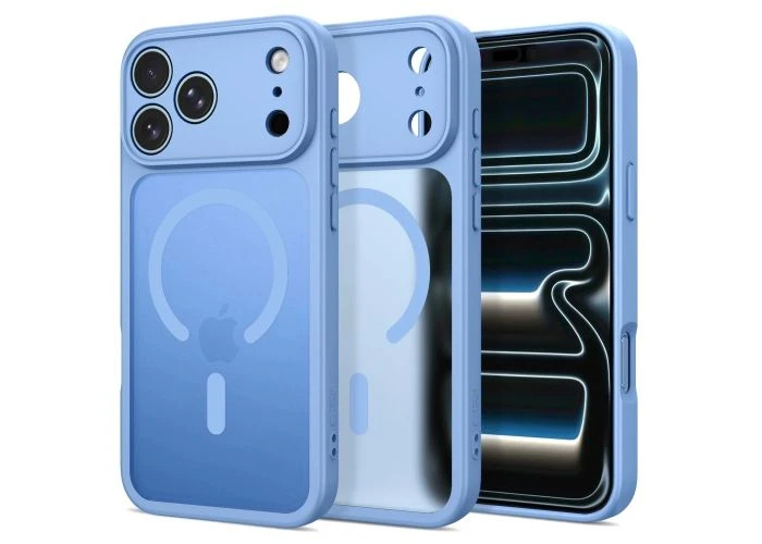 iPhone 17 Pro Max / 18 Pro Max - Tech-Protect BasicMag MagSafe cover - Lyseblå