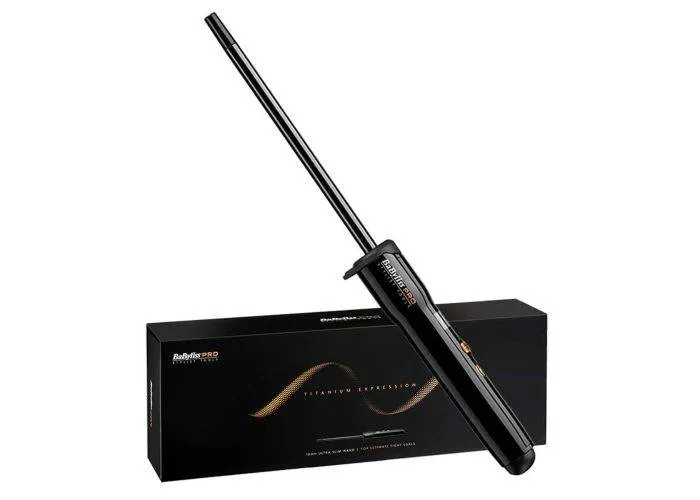 BaByliss PRO Titanium Expression Ultra-Slim Krøllejern 10mm - Sort