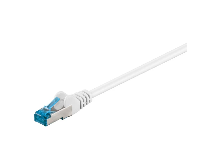 Cat 6a S/FTP LSZH Netværkskabel - Hvid - 2 m