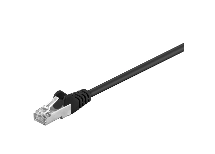 Cat 5e F/UTP Netværkskabel - Sort - 10 m