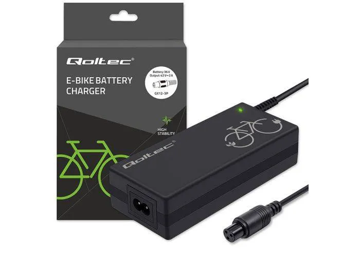 Oplader til scooter eller elcykel 42V 2A - 36v - GX12 stik