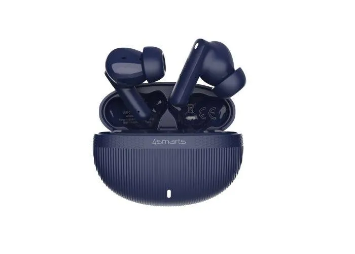 SkyBuds Pro ANC - TWS Trådløse Bluetooth Høretelefoner med opladerbox - Touch funktion - Marineblå