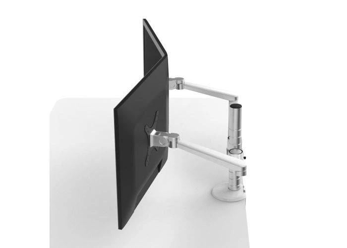 WERGON - Esme - Justerbar Dual LCD / Monitor skærm holder/arm - til 2 skærme Max 32" - Sort