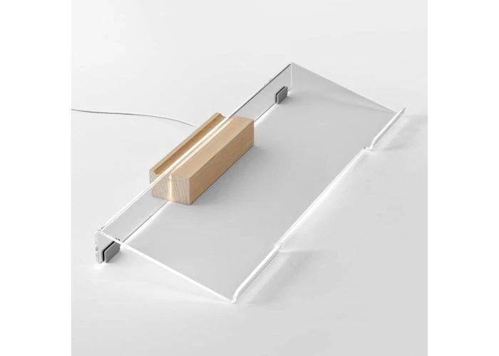 WERGON - Aurora - Holder til tastatur med justerbart LED lys - Str.46x16cm - Sort