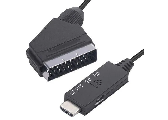 SCART til HDMI adapter - Plug & Play - 0,45 cm
