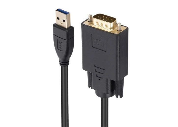 USB-A til VGA adapter kabel - WIN /  MAC OS / ANDROID- 1.8 meter