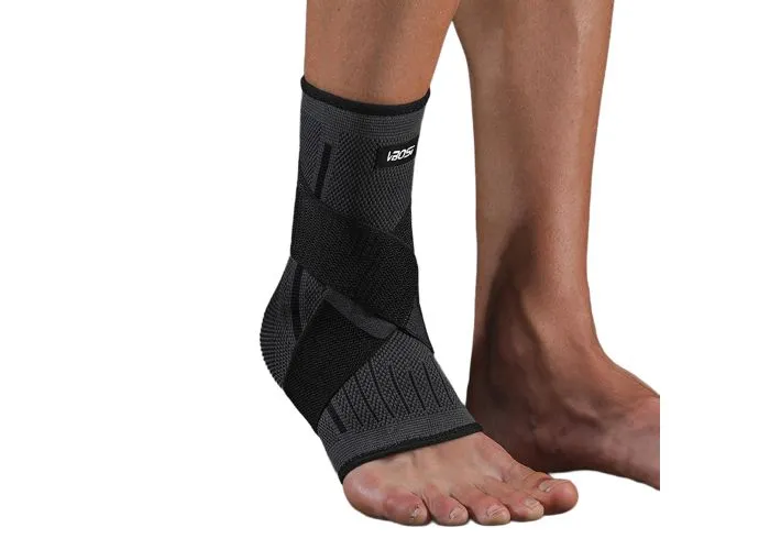 Ankel støttebind & Bandage med justerbare stropper - Str. M - Sort