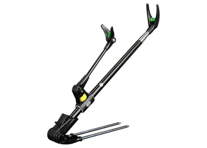 Teleskopisk Fiskestangsholder 2.4m - Rustfrit stål - Sort