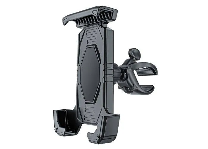 iPhone / Smartphone cykelholder - Roterbar 360 grader - Sort
