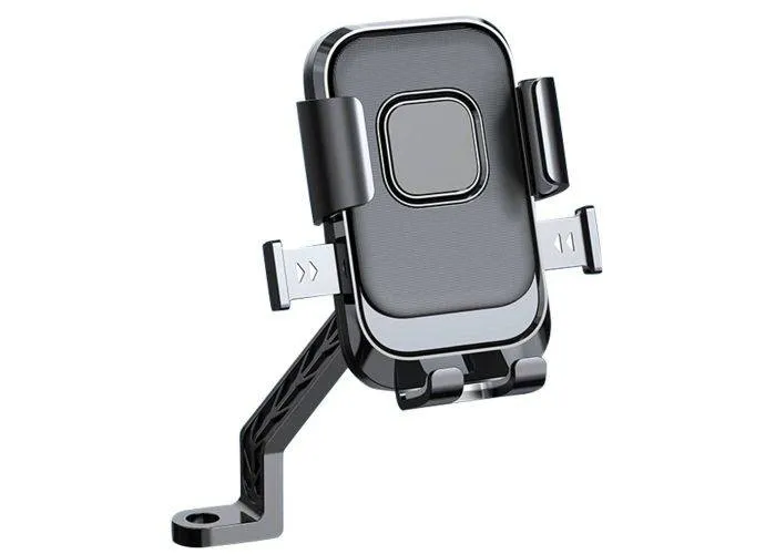 Smartphone holder til Cykel / El-cykel / Motorcykel - Til sidespejl - Sort