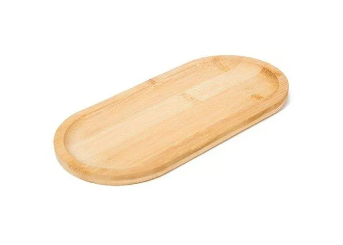 Oval Bakke i bambus 22,5x10,5 cm til badeværelse / Entre