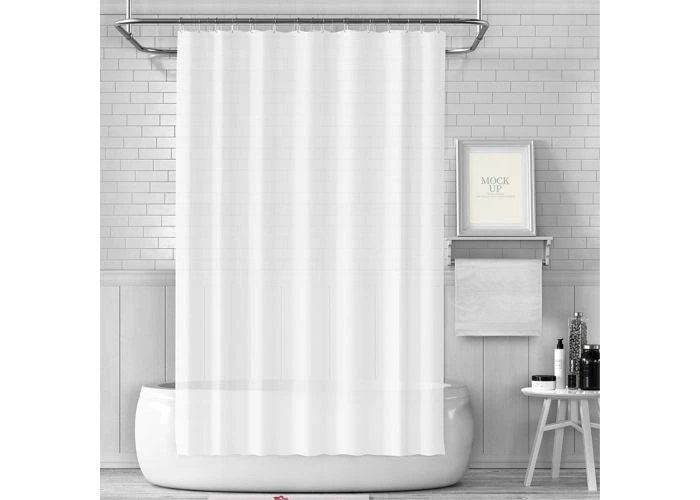 Badeforhæng CS PEVA 180x180 cm - Hvid