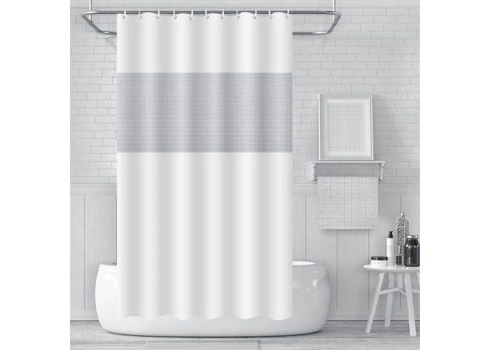 Badeforhæng Premium CS PEVA 180x180 cm - Hvid