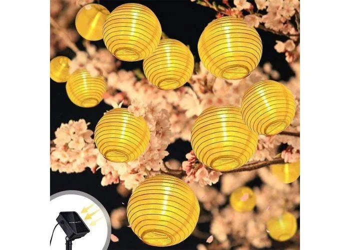 Solar LED Lanterne lamper med Solceller - 3.5m