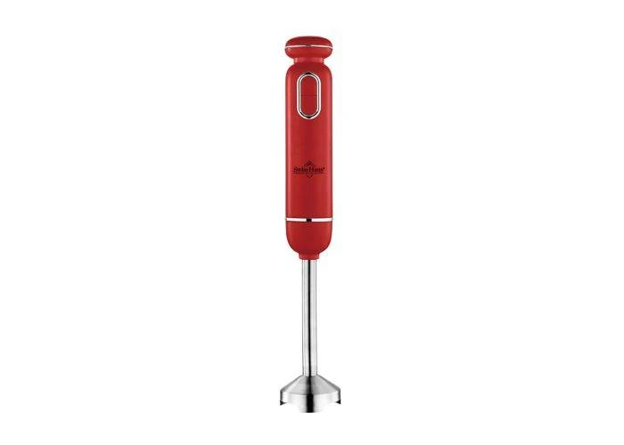 Swiss Haus - Elektrisk stavblender 600W - Rustfrit stål - Lake Geneva - Rød