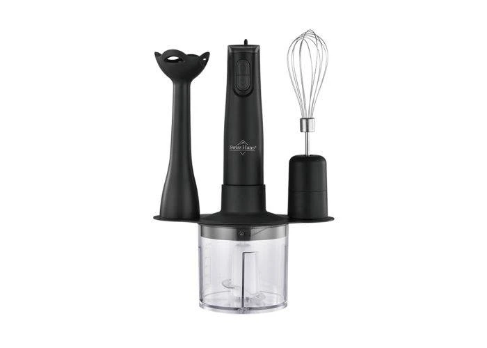 Swiss Haus - Elektrisk stavblendersæt 350W / 500ml Chopper - Sort