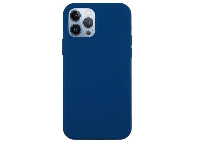 iPhone 14 Pro Max - Azmaro Tyndt Silikone cover - Mørkeblå