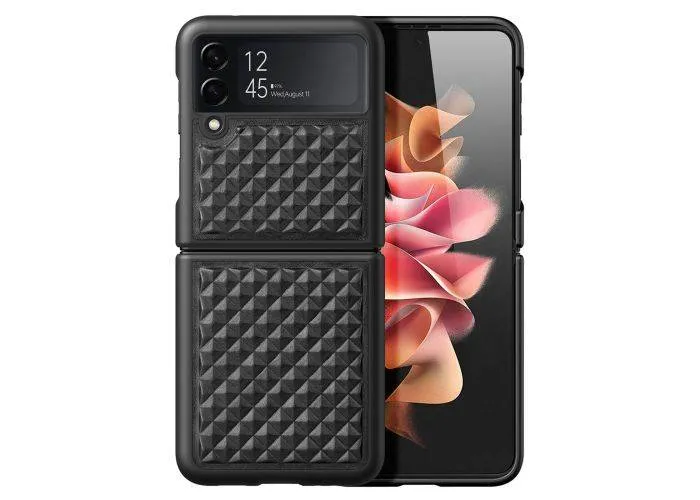 Samsung Galaxy Z Flip4 5G - DUX DUCIS Venice ægte  cover - Sort