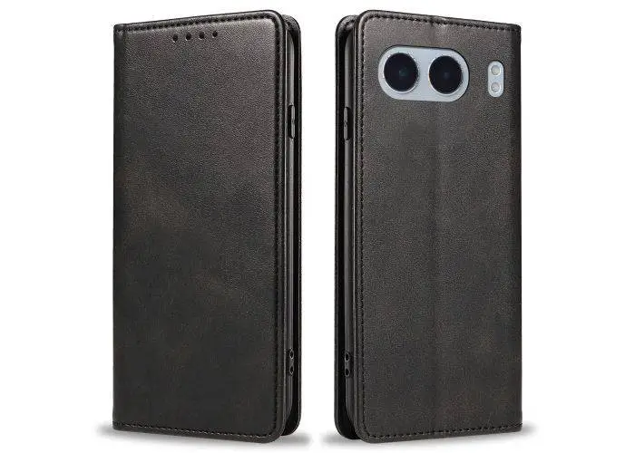 OnePlus Nord 4 - Flip læder cover - Sort