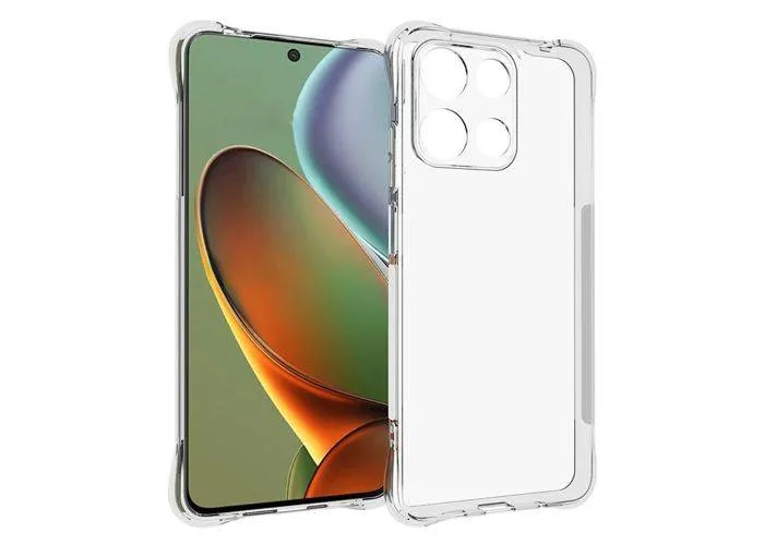 Motorola G15 / G15 Power / G17 / G17 Power - Shockproof gummer cover - Transparent