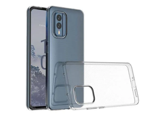 Nokia X30 5G - Shockproof gummi cover - Transparent