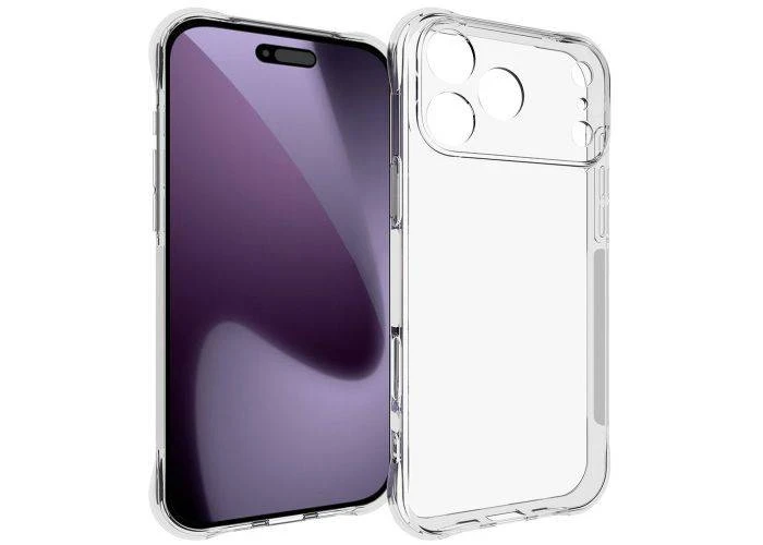 iPhone 17 Pro Max- Slim  gummi cover - Transparent