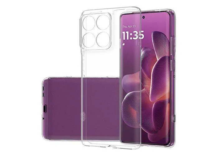 Motorola Edge 60 5G / Edge 60 Fusion 5G - Slim fit gummi cover - Transparent