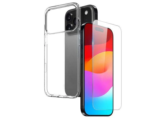 iPhone 17 Pro Max - NORTHJO gummi cover - Inkl beskyttelsesglas til skærm