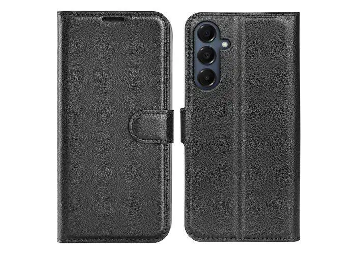 Samsung Galaxy A17 5G - Læder cover / pung - Sort
