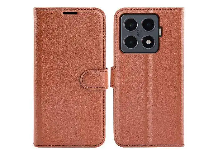 Xiaomi 15T Pro - Læder cover / pung - Brun