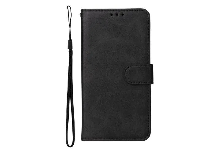 OnePlus 15R 5G - Læder cover / pung - Sort