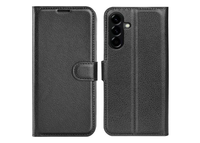 Samsung Galaxy A57 5G - Læder cover / pung - Sort