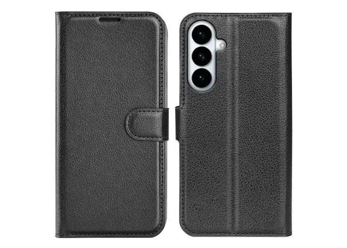 Samsung Galaxy S26 Plus - Læder cover / pung - Sort