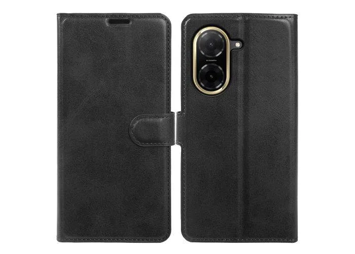 Xiaomi Redmi A5 4G - Vintage læder cover / pung - Sort