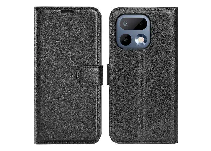 Realme 16 Pro 5G - Læder cover / pung - Sort