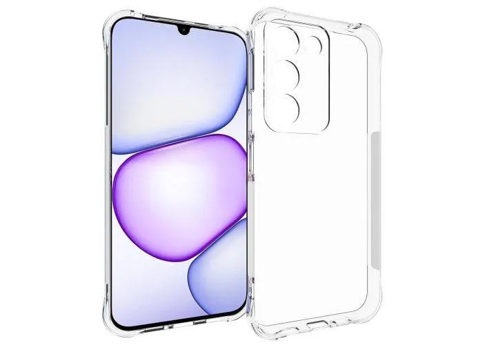 Realme C100 5G / C83 5G - Shockproof gummi cover - Transparent