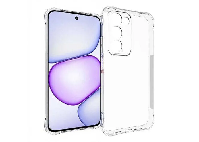 Realme C100 4G - Shockproof gummi cover - Transparent