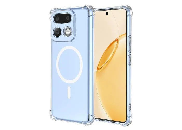 Realme 16 Pro Plus 5G - Magnetisk Hybrid cover - Magsafe kompatibel - Transparent