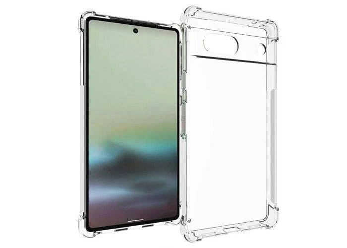 Google Pixel 7A - Shockproof gummi cover - Transparent