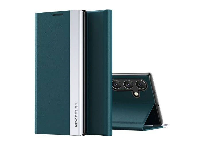 Samsung Galaxy A54 5G - Flip læder cover - Grøn