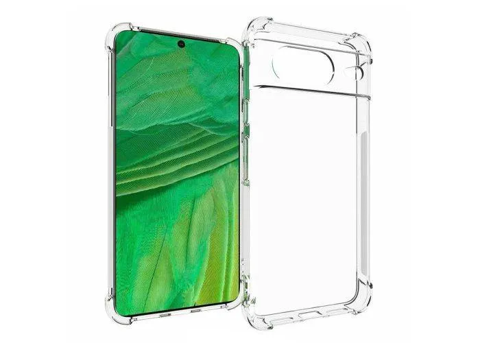 Google Pixel 8 - Shockproof gummi cover - Transparent