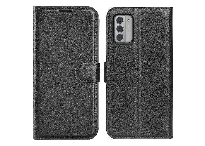 Nokia G42 - Læder cover / pung - Sort
